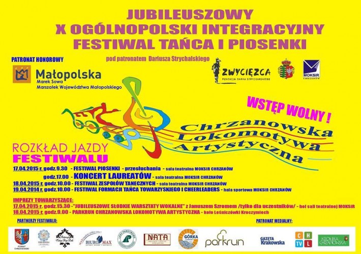 CHRZANOWSKA LOKOMOTYWA ARTYSTYCZNA - jubileuszowy festiwal artystyczny