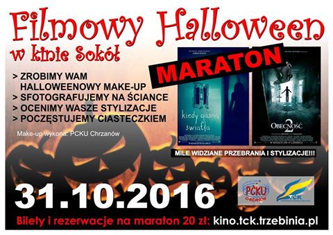 Filmowy Halloween w kinie Sokół - 31.10.2016, godz. 18.30