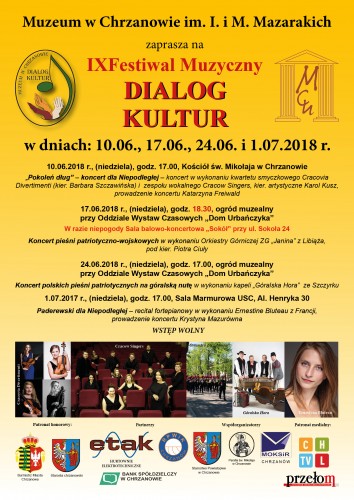 IX Festiwal Muzyczny Dialog Kultur - Muzeum w Chrzanowie 