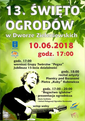 13. Święto Ogrodów - Dwór Zieleniewskich - 10.06.2018
