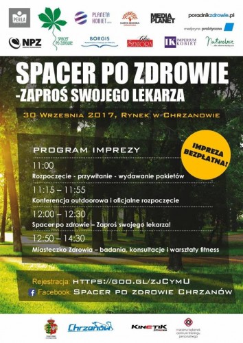 SPACER PO ZDROWIE - ZAPROŚ SWOJEGO LEKARZA - 30.09.2017