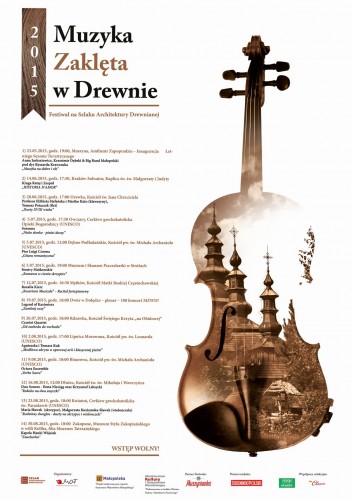  9. edycja Festiwalu Muzyka Zaklęta w Drewnie 2015 rok