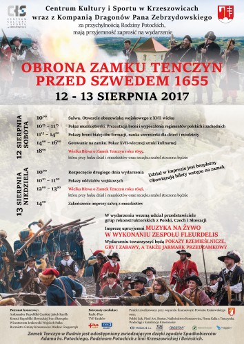 "OBRONA ZAMKU TENCZYN PRZED SZWEDEM 1655" - 12-13.08.2017