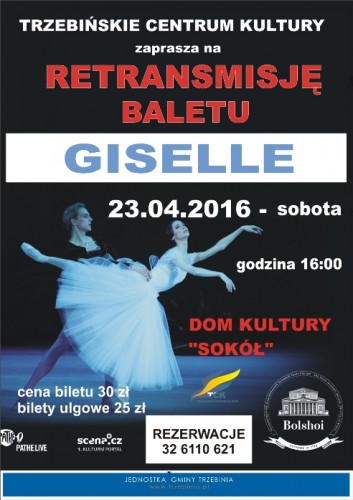 Retransmisja baletu "Giselle" z Teatru Bolshoi