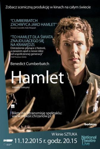 11 grudnia retransmisja spektaklu "Hamlet"