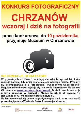 Konkurs fotograficzny - CHRZANÓW wczoraj i dziś na fotografii