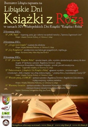 XIV Małopolskie Dni Książki „Książka i Róża” w Libiążu