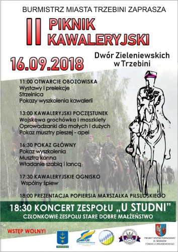 I Piknik Kawaleryjski 16.09.2018 Dwór Zieleniewskich w Trzebini