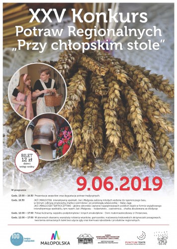 XXV KONKURS Potraw Regionalnych "Przy chłopskim stole" 09.06.2019 Skansen Wygiełzów