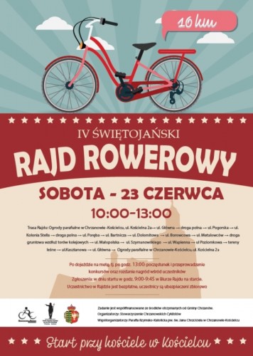 IV Świętojański Rajd Rowerowy - 23.06.2018