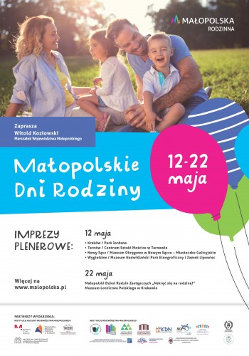 Małopolskie Dni Rodziny oraz Otwarte Dni Funduszy Europejskich 12-22 maj 2019