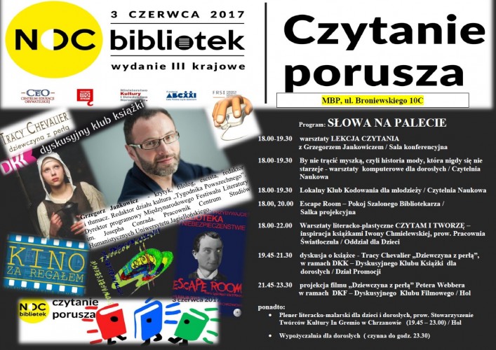 NOC BIBLIOTEK - MBP w Chrzanowie - 03.06.2016