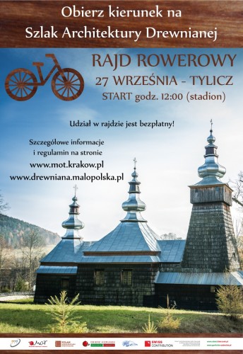 Rajd rowerowy „Obierz kierunek na Szlak Architektury Drewnianej” 27 września 2015 – Tylicz