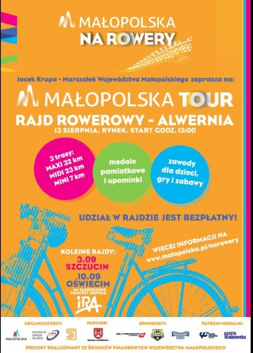 MAŁOPOLSKA TOUR - RAJD ROWEROWY - ALWERNIA - 13.08.2017