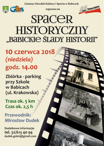 SPACER HISTORYCZNY "Babickie ślady historii" 10.06.2018