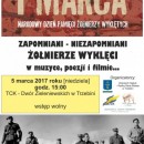 Żołnierze wyklęci w muzyce , poezji i filmie - Zaprasza TCK Trzebinia 