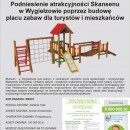 Budżet obywatelski - Podniesienie atrakcyjności Skansenu w Wygiełzowie poprzez budowę placu zabaw dla turystów i mieszkańców
