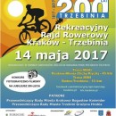 REKREACYJNY RAJD ROWEROWY - KRAKÓW-TRZEBINIA - 14.05.2017
