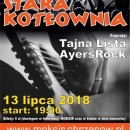Klubu Stara Kotłownia w Chrzanowie - koncert zespołów Tajna Lista oraz AyersRock - 13.07.2018